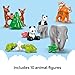 LEGO DUPLO Town 3 in 1 Wild Animal Families Building Toy Playset - Preschool Learning and Educational Animal Toy for Toddlers, Boys and Girls, Ages 2+ - with 10 Animal Figures - Baby Gift Idea - 10446