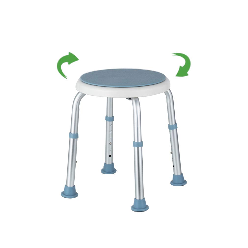 Siège rotatif hauteur réglable 37-49 cm contre les glissades