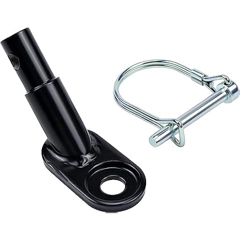 Evcitn Bike Trailer Hitch Connector Coupler Bicycle Adapter for Children's Trailers,Cargo and Pet Bicycle Trailers,Black Adapter Accessories Cover