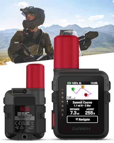 Image of Garmin inReach Mini 3 Plus Rugged Global Satellite Communicator, Touchscreen Texting, Photo & Voice Messaging, Emergency SOS Messages & Battery Up to 350 Hours w / Wearable4U Power Car /Wall Bundle