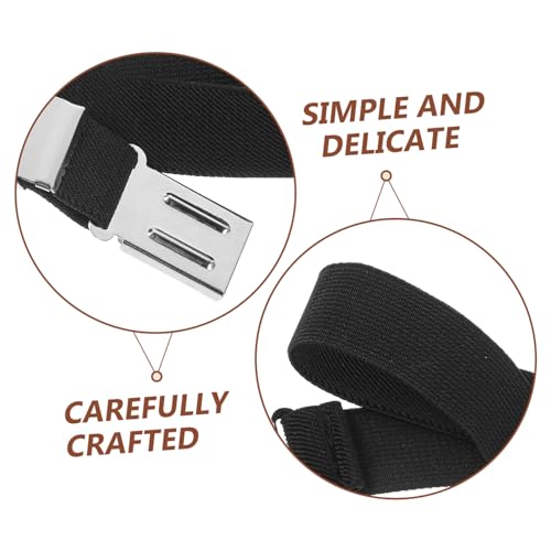 BESPORTBLE 1set Waist Belt for and Elastic Uniform Accessory Stylish Belt for Everyday Wear 2pcs4