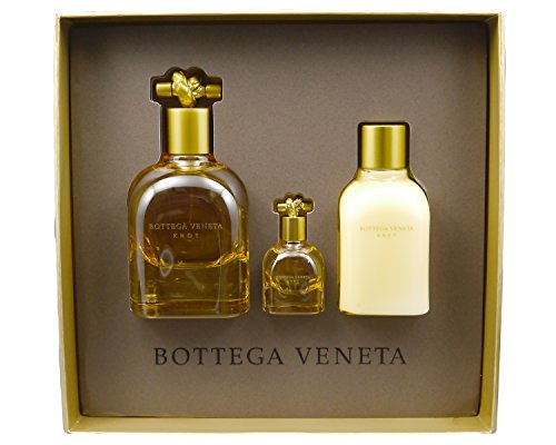 Bottega Veneta Knot Set (Set Includes: Eau de Parfum Spray - 2.5 oz, Body Lotion - 3.4 oz, Deluxe miniature Eau de Parfum - 0.16 oz.)(Limited Edition)