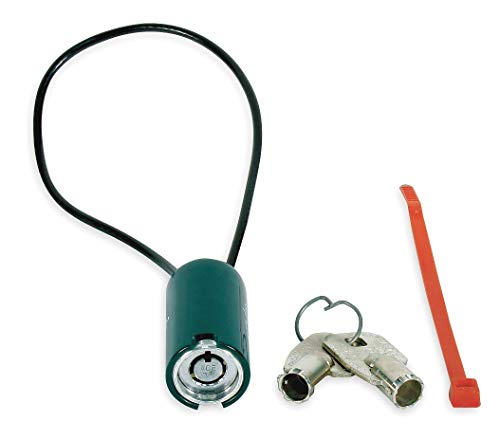 Locking Key Holder, Black, 3 Cables, KA