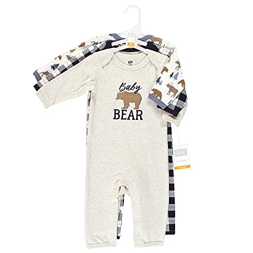 Image of Hudson Baby Baby Cotton Union Suit, 3 Pack