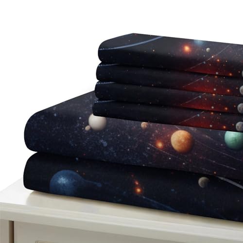 Parure de lit galaxie 3D de qualité supérieure en microfibre