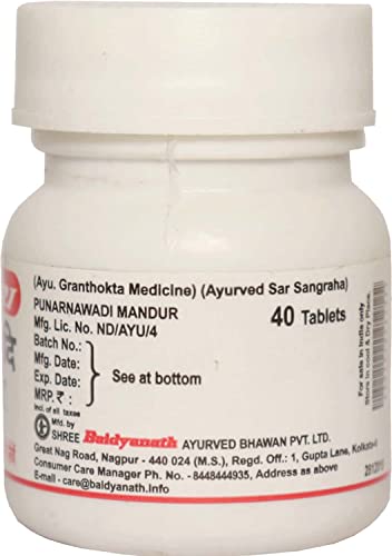 Baidyanath Punarnavadi Mandur - 40 Tablets (Pack of 2) - Image 3