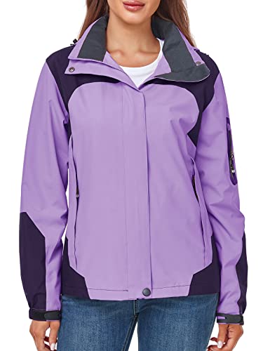 Saphirose 522 Womens Waterproof Rain Jacket Lightweight Active Outdoor Raincoat thumb #6