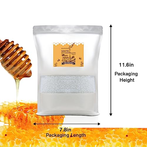 White Beeswax Pellets 2LB, 100% Organic Beeswax, Beeswax for Candle Making, Body, Skin Care DIY, Lip Balm and Soap Making Supplies - Image 4