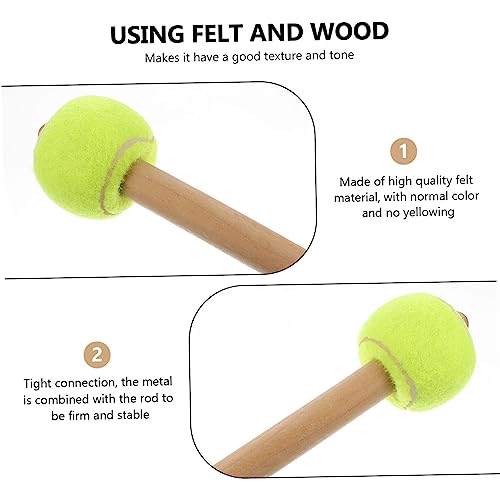 Baquetas de madera para percusión TOYANDONA miniatura 2