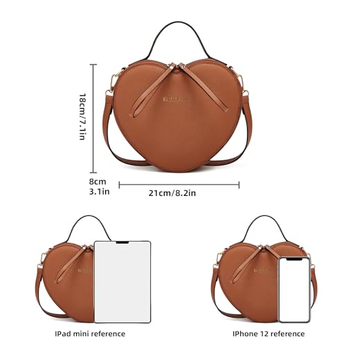 Image of Crossbody Purse for Women Small Crossbody Bags Trendy Vegan Leather with Adjustable Shoulder Straps Gift for Mother Wife Mom