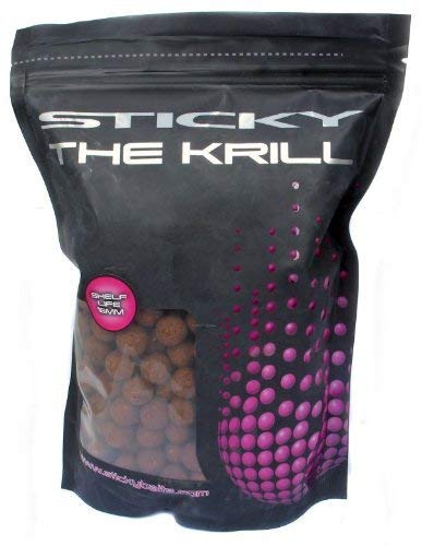 Sticky Krill Shelf-Life Boilies 20mm 5kg Bag by Sticky Baits by STICKY BAITS