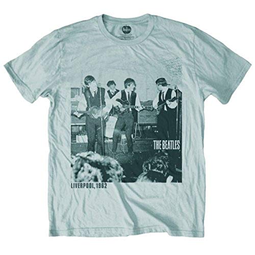Rock Off The Beatles The Cavern 1962 Officiel T-Shirt Hommes Unisexe - Les Beatles, Paul McCartney, John Lennon, RIngo Starr, George Harrison Rock Off The Beatles The Cavern 1962 Officiel T-Shirt Hommes Unisexe
