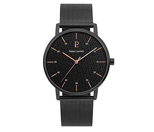Pierre Lannier Montre Homme Analogique Quartz avec Bracelet en Acier Inoxydable Plaqué - 203F438 Cover