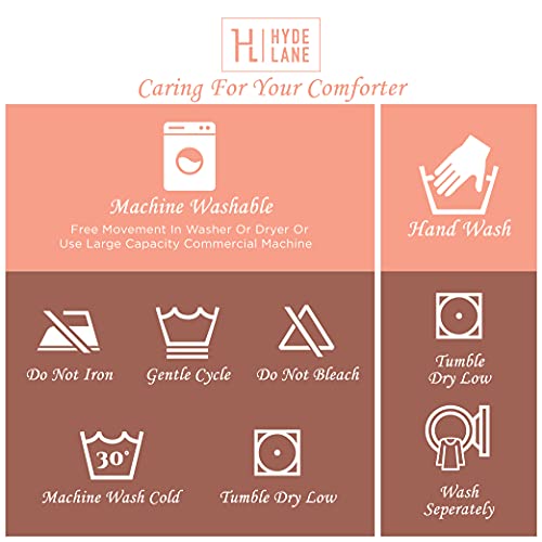 Hyde Lane Full/Queen Coral Bedding Sets - Classic Damask Medallion Bedding Set For Women | Beautiful Summer Comforter - 90X90 - 3 Piece : 1 Comforter + 2 Shams #TOP6