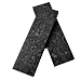 Aibota, 2 piezas de mango de fibra de carbono de mármol negro, mango de escala, mango de cuchillo, material de cuchillo, herramienta de bricolaje para hacer joyas (cada par es único)