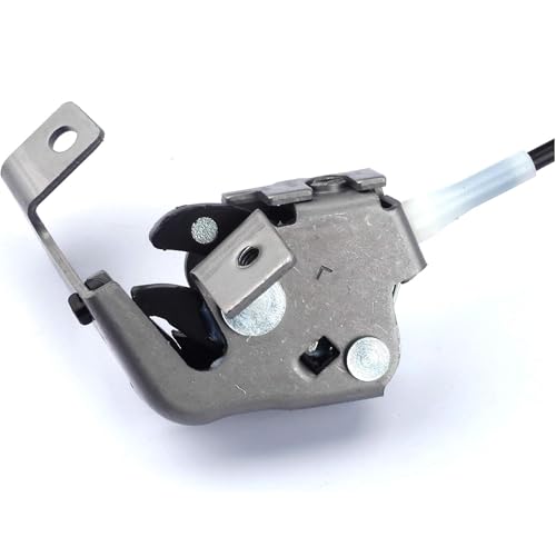 Image of HiSport Rear Door Lock Latch & Cable 6C3Z28264A00A Right Passenger Side - Compatible with Ford F250 F350 F450 F550 Super Duty Extended Cab 1999-2007 - Replaces 6C3Z-28264A00