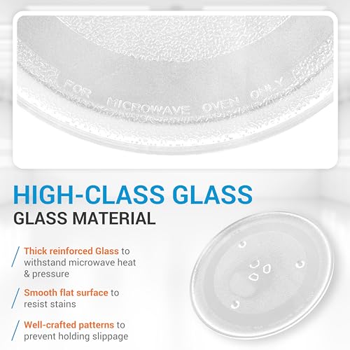 image for [2025 Updated] BlueStars Microwave Glass Plate 10.6