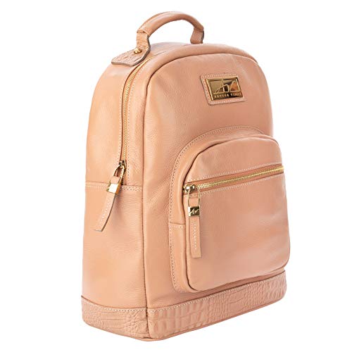 Mochila Feminina de Couro Milla - Nude