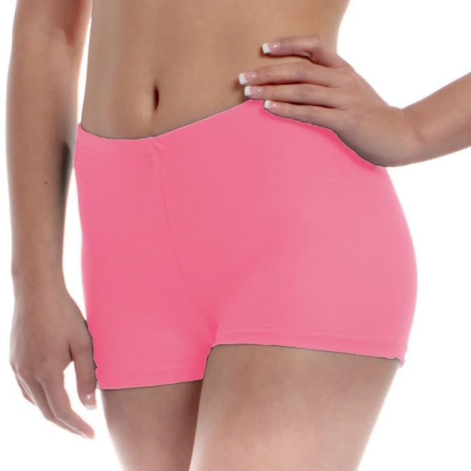 Women's Mid Rise Full Panty Cotton Boy Shorts Boxer Brief Cotton Crotch Style Underwear Waistband | Daily use Underwear Pack of 1 (in, Alpha, S, 1, Pink)-image-31