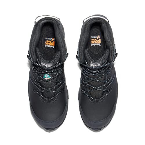 Timberland PRO Timberland PRO Men's Switchback 6 Inch Composite Safety Toe Puncture Resistant Waterproof Industrial Hiker Work Boot, Black-2024 NEW, 9.5M