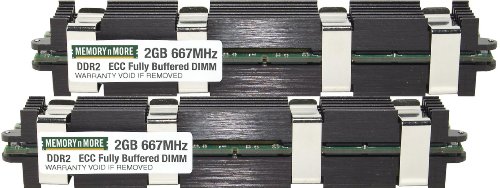 4GB Kit (2X2GB) DDR2 667 Mhz ECC PC2-5300 Fully Buffered DIMM Compatible with Mac-Pro 2006 & 2007