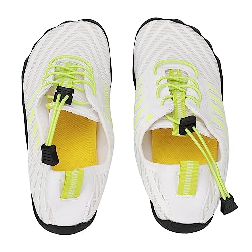 Zerodis Water Shoes, 3D Non Slip Pedal Breathable White Quick Dry Beach Shoes for Mountaineering