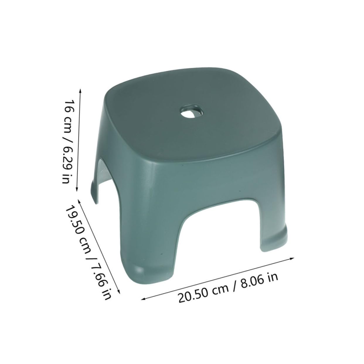 VALICLUD 2Pcs Lightweight Plastic Foot Stool Non Slip Bathroom Step Stool for Adults and Stool for Easy Shoe Changing Compact Design for Home Use