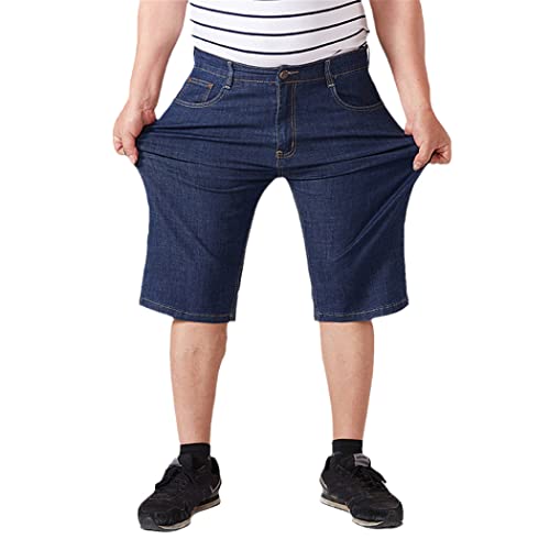 Bermuda classique stretch grande taille homme idéal pour les sorties d'été noir