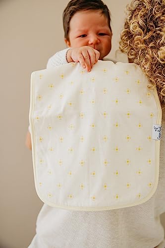 Image of Copper Pearl Premium Baby Burp Cloths - 3-Pack Large Cotton Burp Cloths, Extra Soft Spit Up Rags with 3 Absorbent Layers, Perfect for Baby Boy and Baby Girl Gifts (21 inch x 10 inch Size, Santa Fe Set)