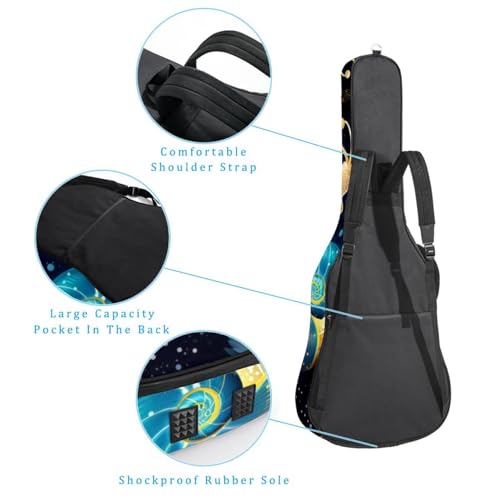 JRHEJTFZ Housse pour guitare acoustique de 1,9 cm d’épaisseur – Imperméable – Durable et élégant – Motif escargot mignon, Multicolore 4., 42.9×16.9×4.7 in, Motif imprimé tendance - Les Beatles, Paul McCartney, John Lennon, RIngo Starr, George Harrison JRHEJTFZ Housse pour guitare acoustique de 1,9 cm d'épaisseur - Imperméable - Durable et élégant - Motif escargot mignon, Multicolore 4., 42.9x16.9x4.7 in, Motif imprimé tendance – Image 4