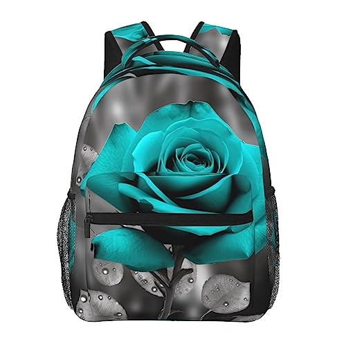 Sac à dos de voyage femme imprimé rose sarcelle gris noir taille unique cabine