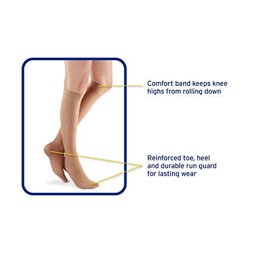 Futuro Revitalizing Ultra Sheer Knee Highs for Women Nude, Medium3
