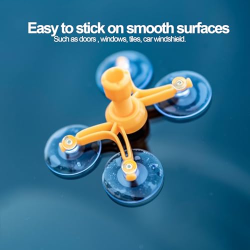 Juxiamal JUS-4413706 6Pcs Screw Suction Cups Glass Suction Pads 40Mm Clear Pvc Plastic Sucker Pads Without Hook Extra Strong Suction Power Holder thumb #1