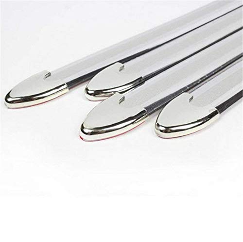 Guance Full Chrome Bumper Guard, Bumper Protector Scratch Protector for Hyundai I20 Elite 2019 Model (Pack of 4)
