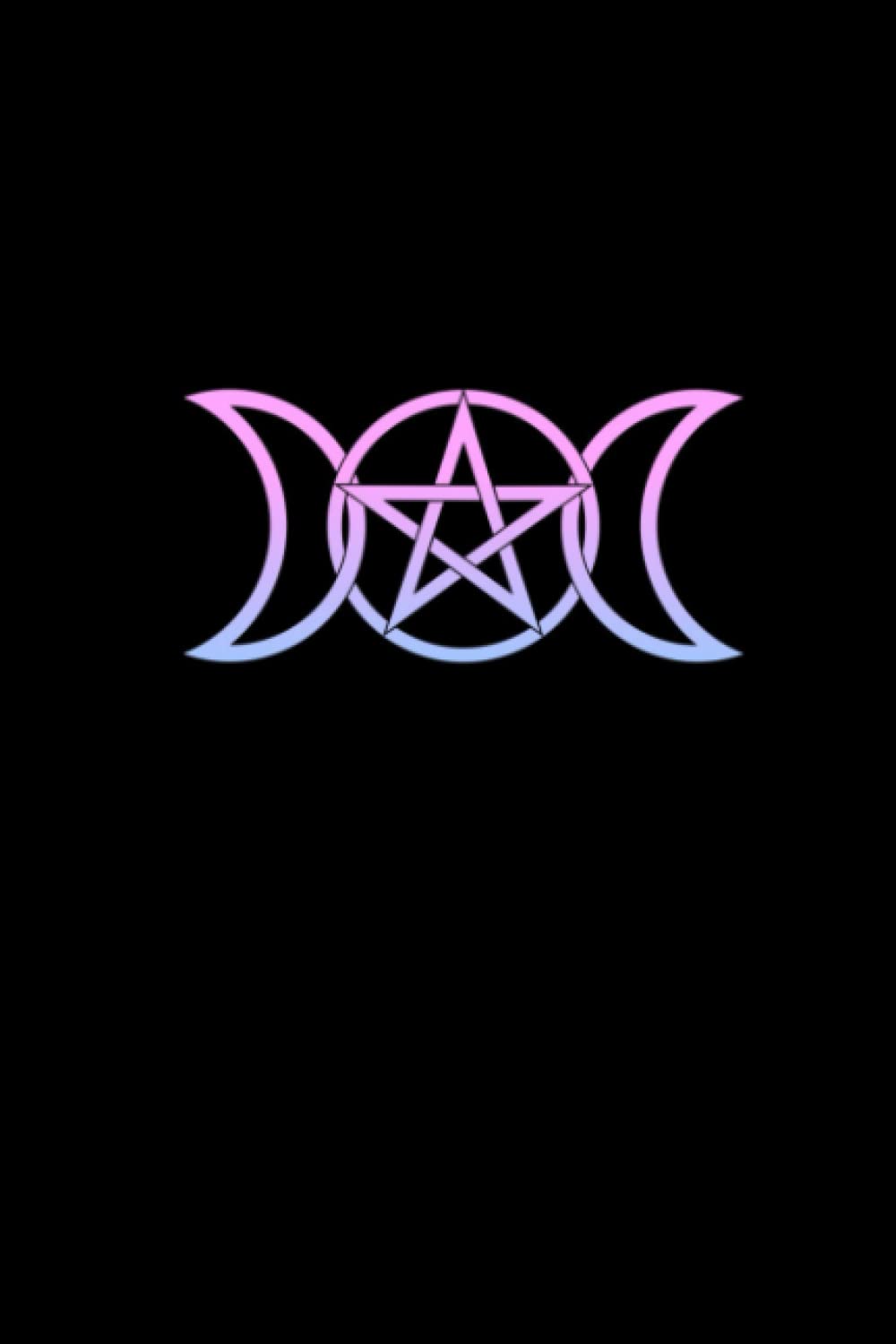 Triple Moon Goddess Symbol Book of Shadows, Journal, Notebook, Diary, Sketchbook for Mysitcs, Witches, Pagans. Druids, 100 pages