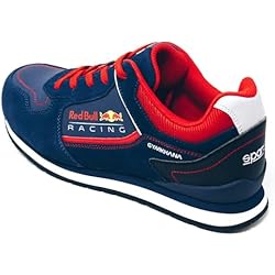 Calzado De Seguridad Sparco Outlet SPARCO ALLROAD, Industrial Shoe Unisex Adulto, BLU Marine-Rosso, 45 EU