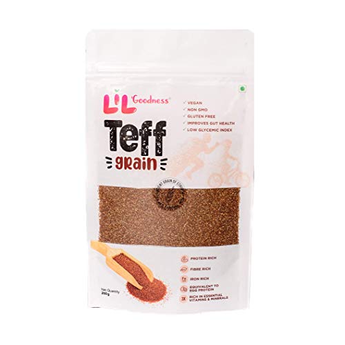 Lil'Goodness Teff Grain 200g Pack of 2 Vegan Non GMO Gluten