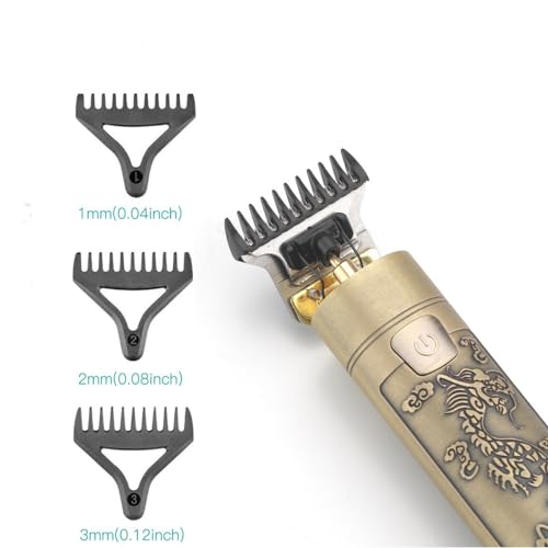 Professional-Hair-Clippers-for-Men-Hair-Clipper-Electric-Hair-Trimmer-Professional-Haircuts-Machine-Vintage-LED-Display-Rechargeable-Hair-Clipper-for-MenGold