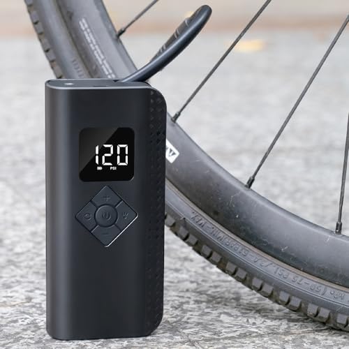 Image of Ceptics Tyre Inflator for Car, Smart Cordless Portable Air Compressor Pump (150 PSI)