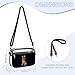 German Shepherd U.S Flag Clear Bag Print Crossbody Bags Messenger Shoulder Purse Women Men Handbag