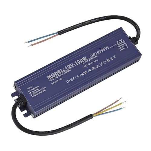 Image of 12V 100W LED Driver IP67 Waterproof 12V 8.3A 100W Power Supply Transformer