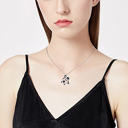 TRISHULA Penguin Necklace 925 Sterling Silver Penguin Pendant Star Necklace Animal Necklace Penguin Jewelry Gift for Women - Image 5