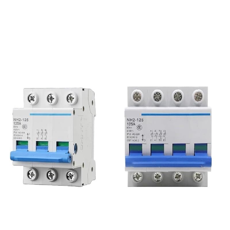 NH2-125 3P 4P Small Knife Circuit Breaker Disconnector 32A 63A Lsolating Disconnect Switch DS GW(3P,32A)