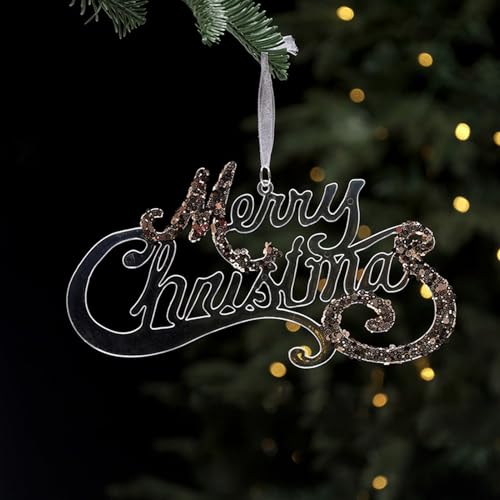Dingfeiyu Weihnachtsbaumschmuck Acryl, Weihnachtsbaum Anhänger...