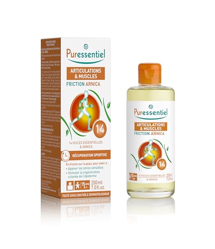 Puressentiel - Articulations & Muscles - Friction Arnica aux 14 Huiles Essentielles - Formule 100% d'origine naturelle - Aide à soulager les zones sensibles -...
