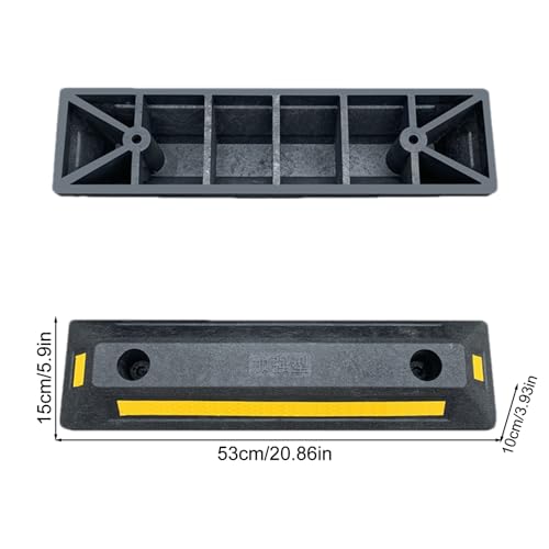 Butée de plancher pour garage et bloc de stationnement en caoutchouc durable