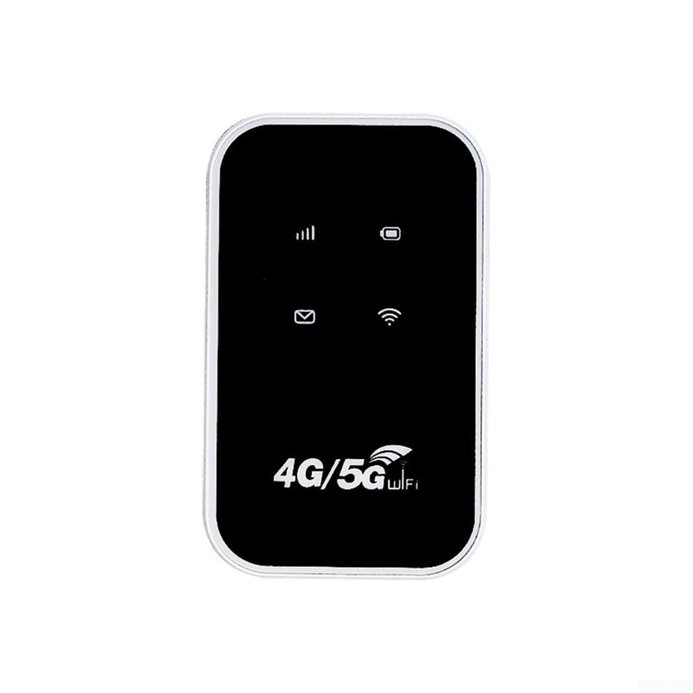 Przenośny router Wi-Fi 4G Kompaktowa i lekka konstrukcja Szybkie połączenie z Internetem Wiele urządzeń Materiał ABS Łatwa instalacja Czarny Biały (czarny)