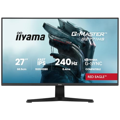 Monitor gaming de 240Hz Iiyama G-Master Red Eagle con panel Fast IPS de 0,4 ms para PC 5