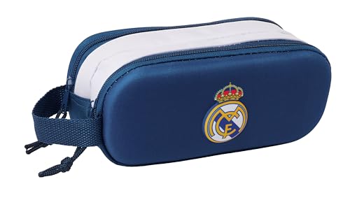 Safta Real Madrid 3D - Portatodo Doble 3D, Estuche Infantil,...