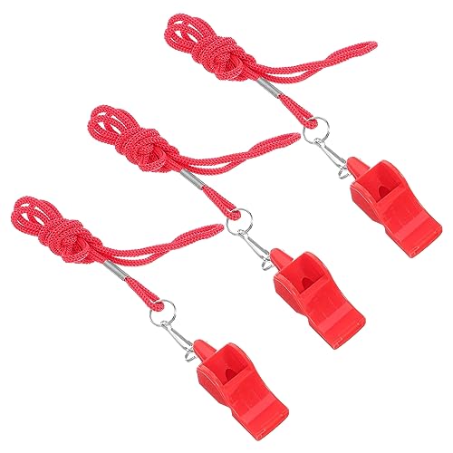 ibasenice Essentials Emergency Whistle Whistle Cover Keychain for Basketball Camping Travel